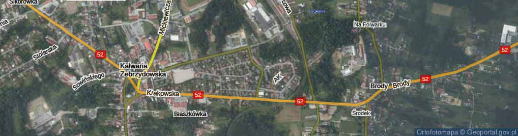 Zdjęcie satelitarne 11 Listopada ul.